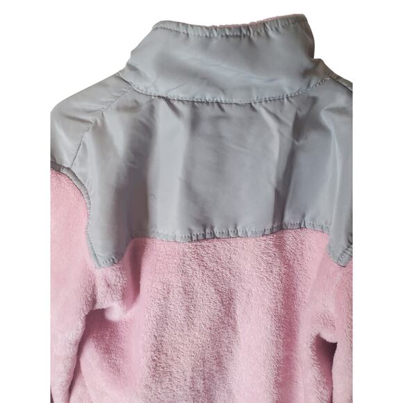 Timberland Girls Full Zip Pink Fleece Jacket, Large 8/10 - Picture 4 of 6
